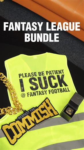 20 reactions |  Crown the champ.  Clown the loser.  Rule as Commish. One bundle, three icons: the Elite Ring, Loser Vest & Commish Chain. Everything your league needs to dominate the season. #FantasyFootball #LeagueLegends #DraftDayReady | TrophySmack | Facebook