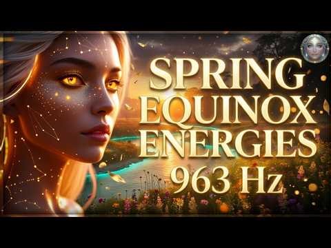Spring Equinox Energies🌞 Cosmic Spring Awakening | New Earth Frequency Sound Bath 963Hz
