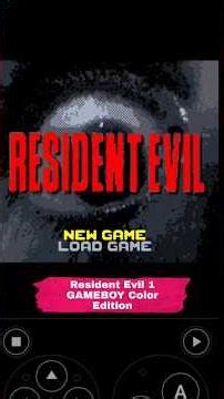 Resident Evil 1: GAMEBOY COLOR Edition #gaming #retrogaming #gameboy #capcomgames