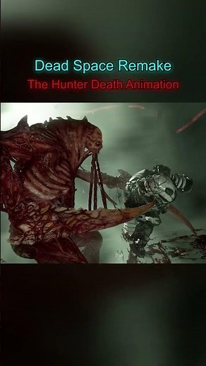 The Hunter Death Animation - Dead Space (2023 Remake)
