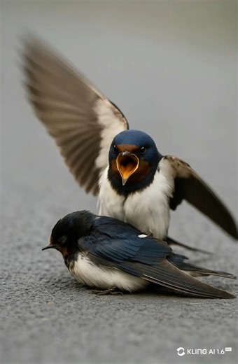 70K views · 663 reactions | 勞 When this swallow was struck by a car, her companion did something no one expected from a bird.  What witnesses saw next left them speechless. Scroll down to discover this heart-wrenching scene in the first comment  | Amazing animals | Facebook