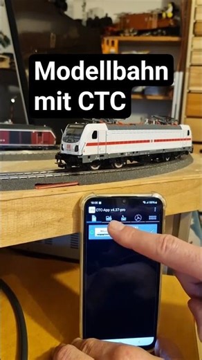 🚆✨️ Modellbahn war noch nie so einfach 👉 Steuerung direkt per Smartphone👉 Kommunikation über WLAN