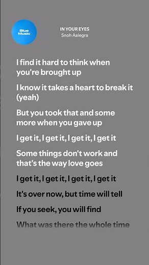 IN YOUR EYES - Snoh Aalegra (Lyrics)