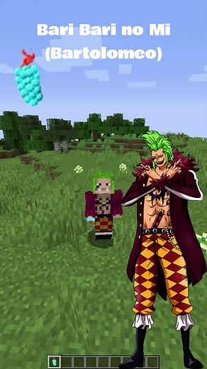 Bari Bari no Mi (Bartolomeo) #fyp #foryoupage #onepiece #minecraft #anime #bartolomeo #mineminenomi