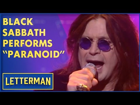 Black Sabbath Performs "Paranoid" | David Letterman