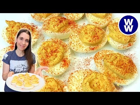 EASY Pioneer Woman's DEVILED EGGS🥚 Lightened Up WW Friendly (Weight Watchers) Points/Calories/Macros