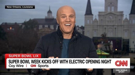Coy Wire live from New Orleans after Super Bowl’s opening night