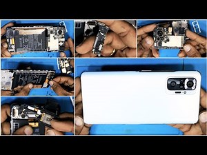 redmi note 10 pro disassembly / redmi note 10 pro back cover open / teardown