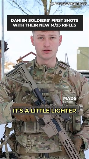 M/25: Danish Soldiers With New Colt Canada Rifles #military