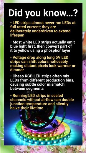 Mind-bending LED strip facts: PWM dimming, binning, failures and safety