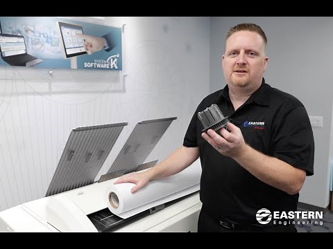 KIP 660 wide format printer training with Eastern Engineering