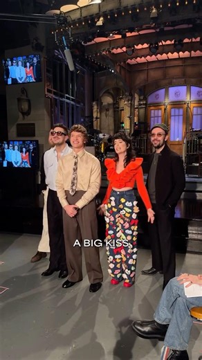 Connor Storrie bts Saturday Night Live