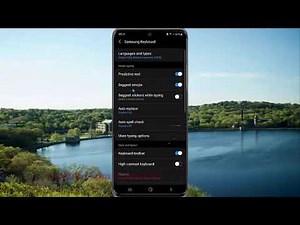 How to set touch and hold space bar as voice input in Samsung Galaxy S21, S21Plus, or S21 Ultra