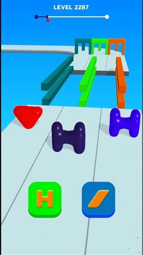 Blob Shifter 3D Level - 2287 #games #shorts #gameplay #gaming
