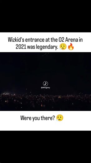 Wizkid’s 2021 O2 Arena entrance was legendary.