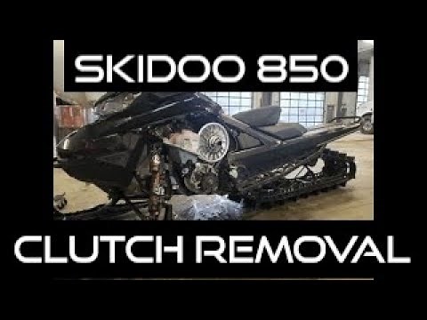 Skidoo 850 Primary and Secondary Clutch Removal