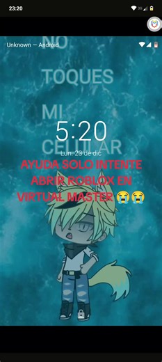 Problemas al abrir Roblox en Virtual Master