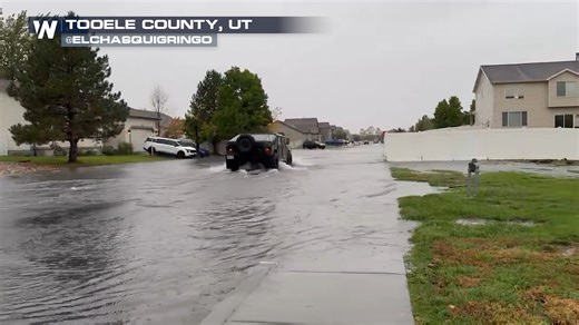 6.2K views · 111 reactions | NEW VIDEO: Flash flooding has begun to become a problem in the greater Salt Lake City metro. Storms have parked themselves right over the SLC metro as rain continues to unload on the city right now. | WeatherNation | Facebook