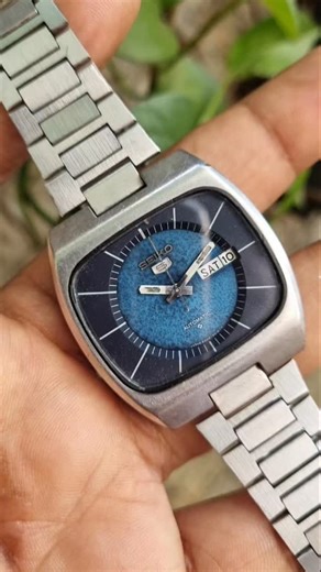 The Stone Age Antiques (Ajesh Jose) on Instagram: "Vintage Seiko 5 Automatic Watch !! - Model: 6309-601A - 37 mm case, beautiful tropical dial - Generic Seiko strap 3450/- dm for buying"