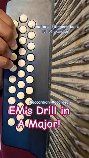 EM's 4 Button Drill! #accordion #acordeon #beginners #students