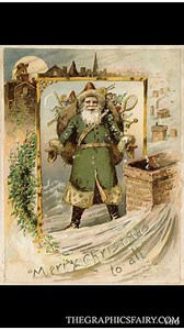 🎄Merry Christmas! Enjoy this Vintage Art with a touch of motion! | The Graphics Fairy