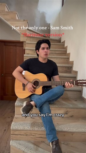 Manuel Bustamante (Manotas) | Not the Only One by Sam Smith. Acoustic Cover on the Stairs | Instagram