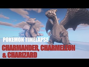 How to build Charmander, Charmeleon & Charizard in MineCraft ?!?