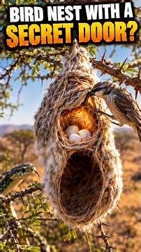 How This Tiny Bird Builds a Nest with a Fake Entrance | Explained