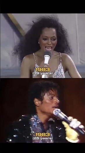 diana ross and michael jackson evolution(1983-2026) #nostalgia #dianaross #michaeljackson #evolution