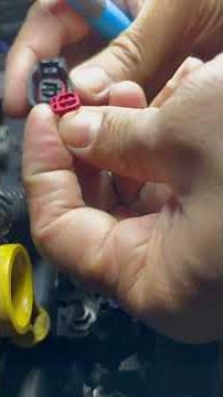 How to replace injector connector without cutting the wire
