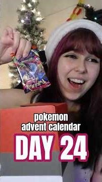 Custom Pokemon Advent Calendar: DAY 24 | #pokemon #opening #christmas
