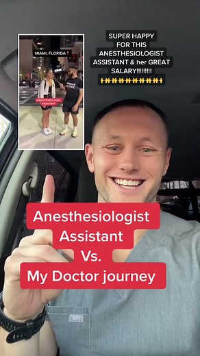 Money if a physician vs anesthesiologist assistant