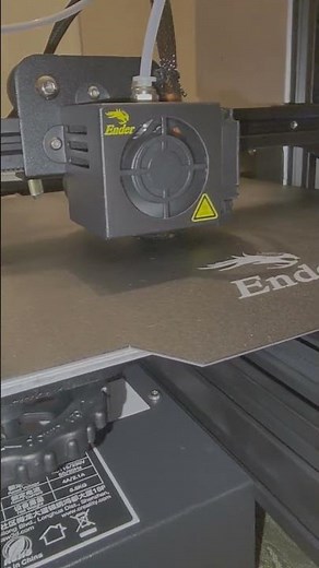 1 Video a Day #22 of 365 - "Filament not Sticking to Ender 3D Printer Bed 🤔"