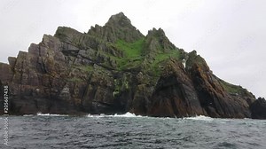Skellig Michael - the beautiful little island in Ireland - famous movie loacation at the Skelligs