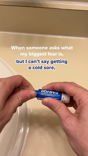 Getting cold sores shouldn't be scary, let's normalize talking about them. #MyBiggestFear | Abreva