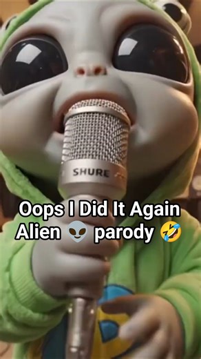 alien parody of Brittany Spears Opps I did it again about getting older #shorts #gettingolder