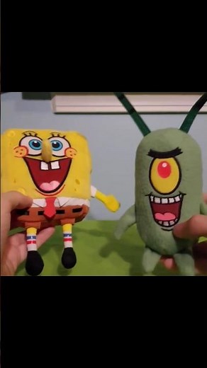SPONGEBOB & PLANKTON PLUSH PART 2 #spongebob #plush #plankton #toys #review