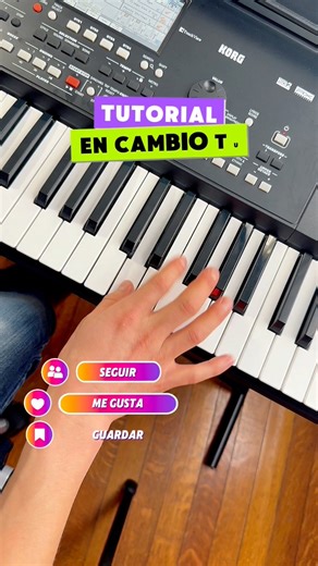 Modo Tutorial - En Cambio Tu #elcoyotemusic #moviditas #teclados #Bailar | El Coyote Music