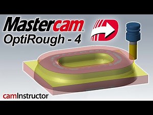 Mastercam OptiRough Toolpath Video 4