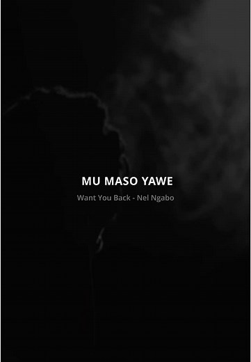 Nel Ngabo 'Want You Back' Lyric Video