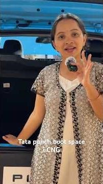 Tata punch facelift boot space | Marathi car review | marathi autogirl Namita | i cng model punch