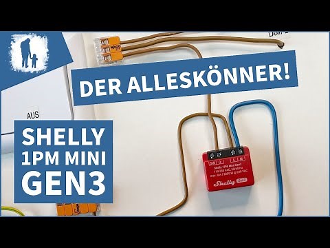 Shelly 1PM Mini Gen3 - Der Alleskönner!
