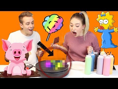 Pancake Art Challenge - Bibi vs. Julian 😲🎨 | BibisBeautyPalace