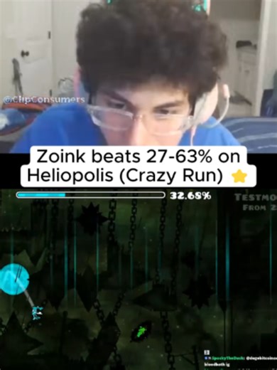 Zoink's Epic Heliopolis Run: 27-63% Beat!