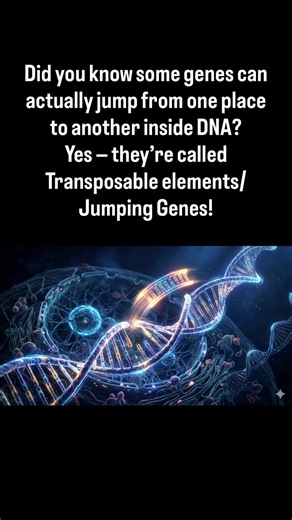 #jumpinggenes #retrotransposons #DNAtransposons