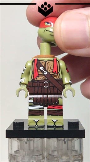 LEGO Teenage Mutant Ninja Turtles | Raphael | Unofficial Lego Minifigure #shorts #tmnt #lego #ninja