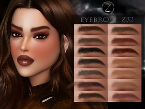 ZENX's Sims 4 Eyebrows