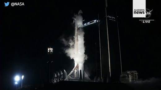 Watch: UAE astronaut Sultan al-Neyadi successfully blasts off into space in what will be the Arab world's longest space mission. https://english.alarabiya.net/News/gulf/2023/03/02/UAE-s-historic-space-mission-SpaceX-astronauts-ready-for-blast-off- | Al Arabiya English | Facebook