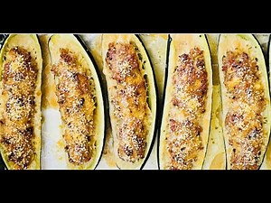 Baked Stuffed Courgette Recipe