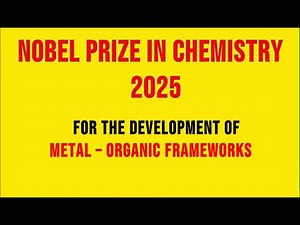 Nobel Prize in Chemistry 2025